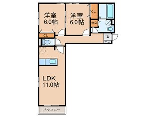 オペラハウスⅡ番館の物件間取画像